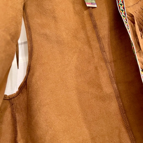 Velvet vest for girls large size - Picture 5 of 8